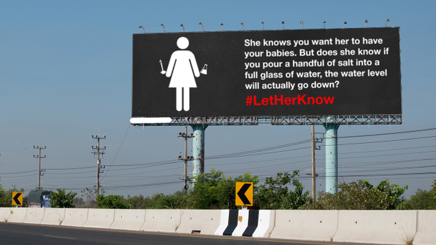 Illustration for article titled Science FTW! This Feminist Campaign Is Getting More Women Into STEM By Urging Catcallers To Throw In A Couple Chemistry Facts!